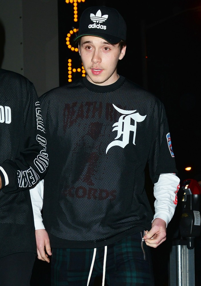 Brooklyn Beckham Goes for Dinner at Catch Restaurant