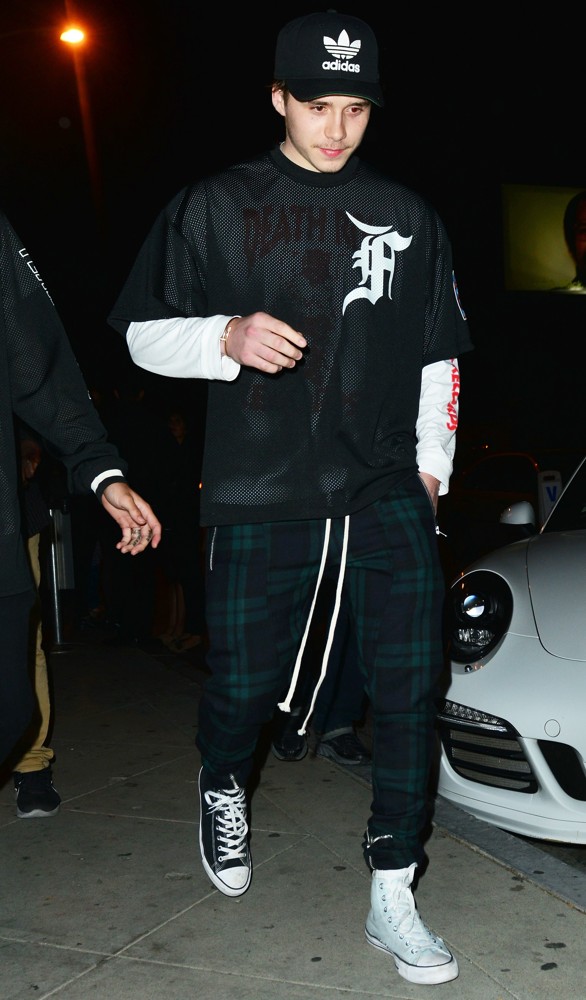 Brooklyn Beckham Goes for Dinner at Catch Restaurant