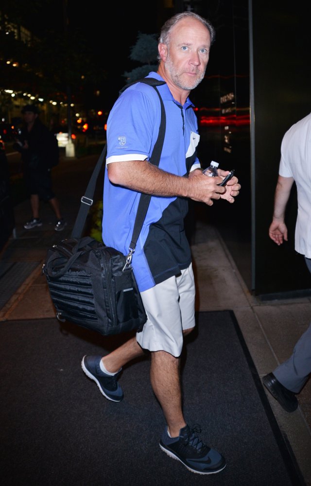 Brooks Ayers Entering His Hotel