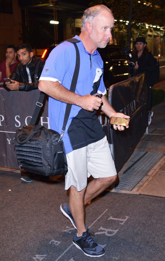 Brooks Ayers Entering His Hotel