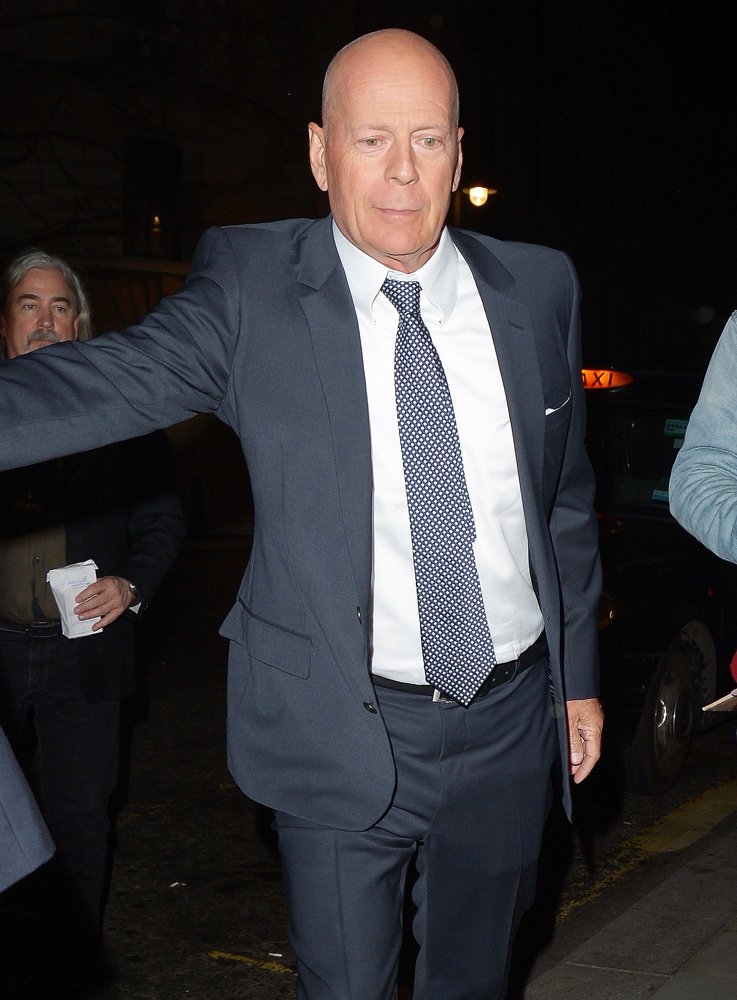 Bruce Willis Out and About in London