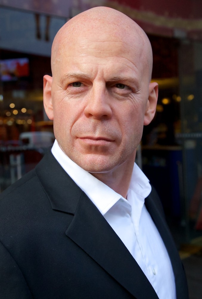Bruce Willis Wax Figure Unveiling
