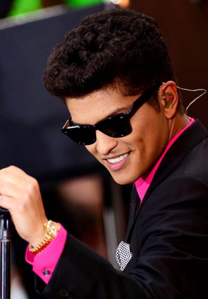 Bruno Mars Performing Live as Part of The Today Show Concert Series
