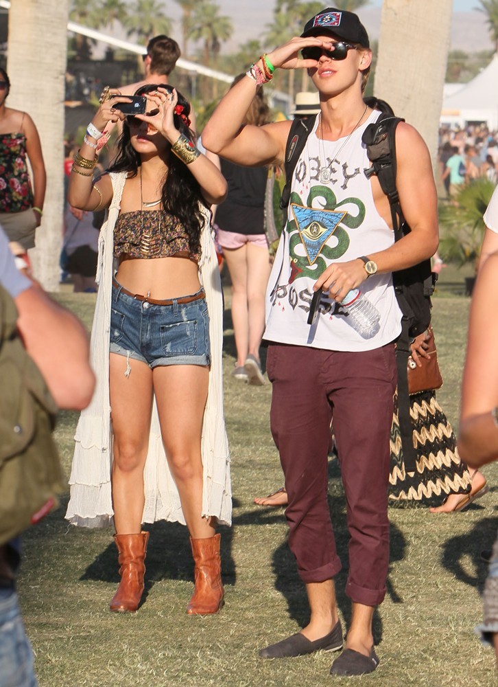 Celebrities at The 2012 Coachella Valley Music and Arts Festival - Day 3