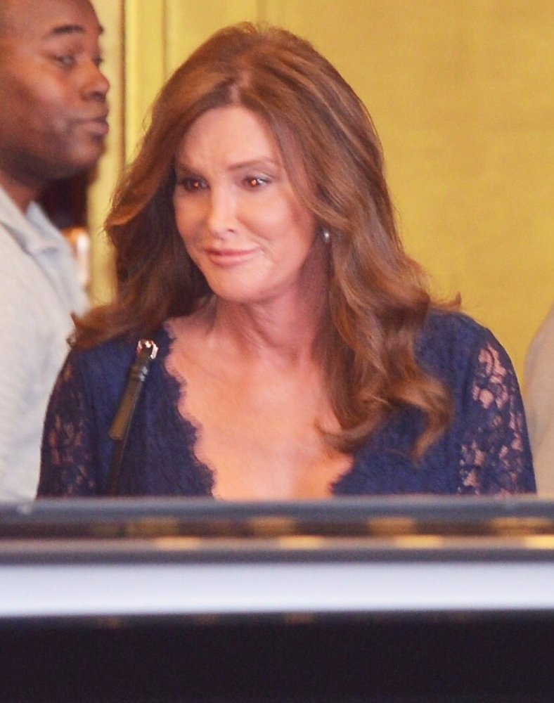 Caitlyn Jenner Leaving A Broadway Play