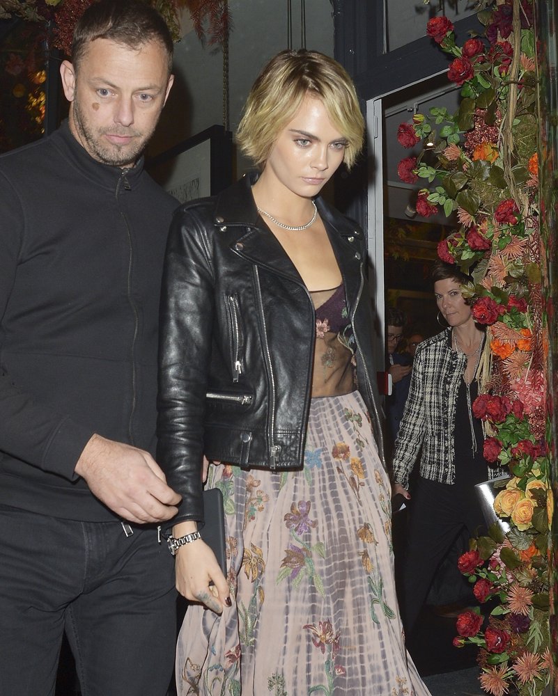 Cara Delevingne at Maddox Gallery Westbourne Grove