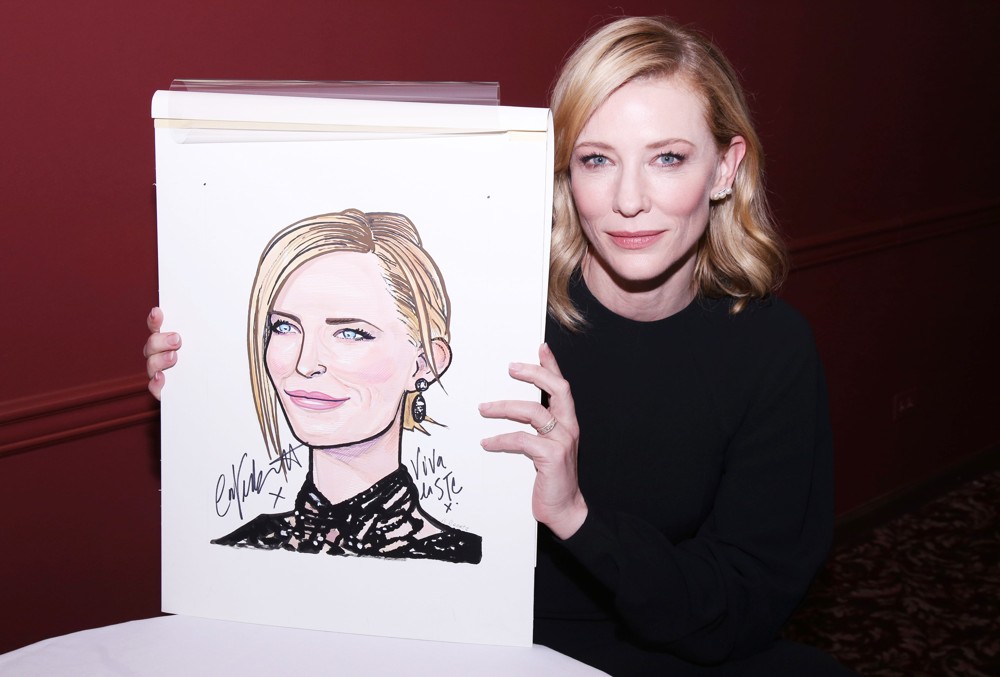 Cate Blanchett Portrait Unveiling at Sardi's Theatre