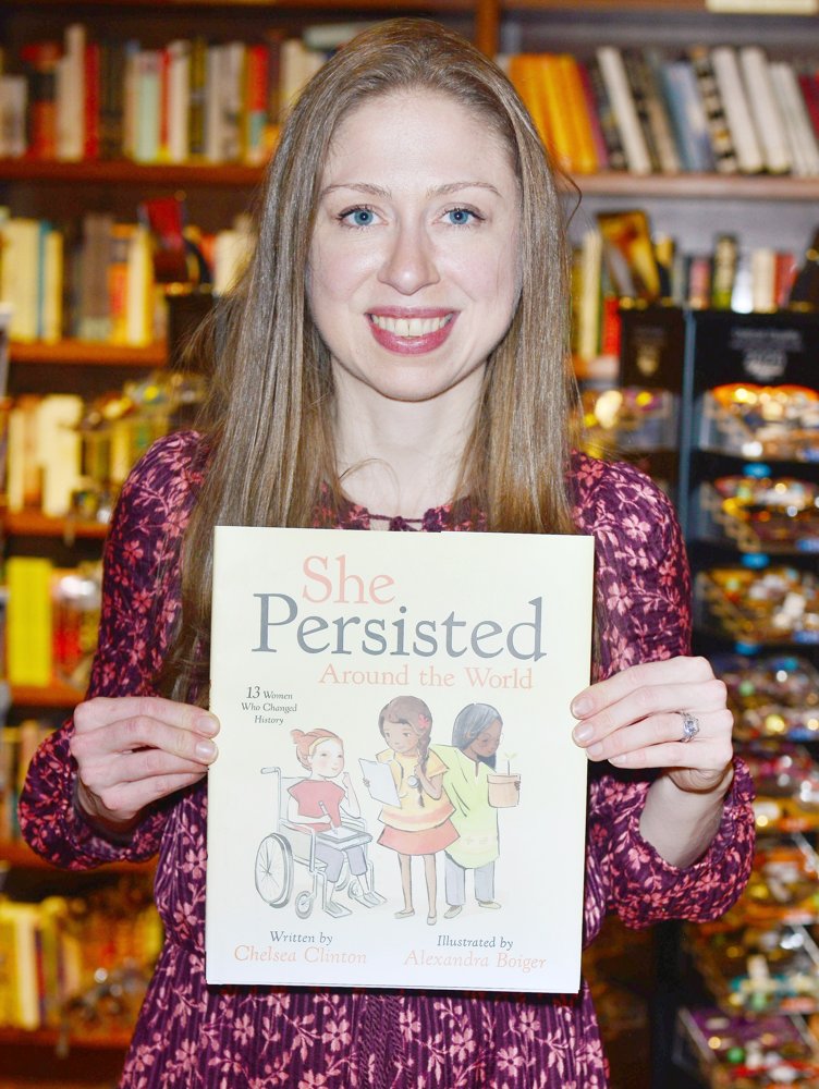Chelsea Clinton Signs Copies of Book She Persisted Around the World: 13 Women Who Changed History