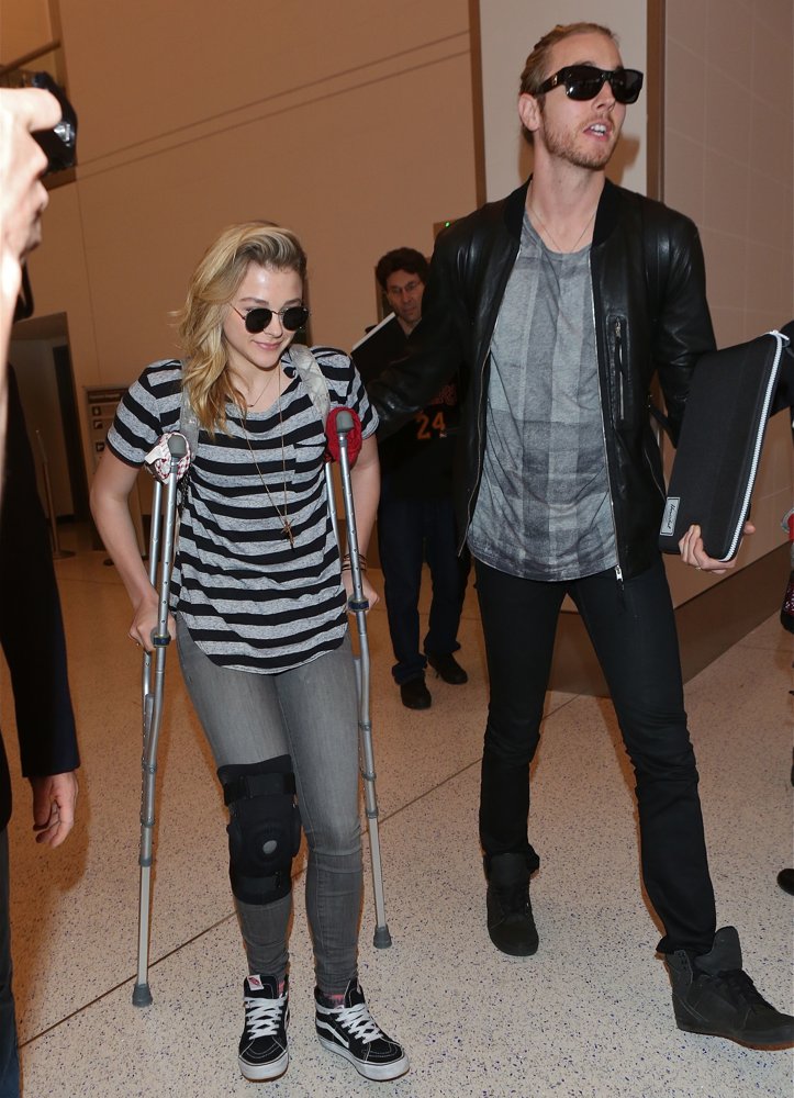 Chloe Moretz Arrives at Los Angeles International Airport