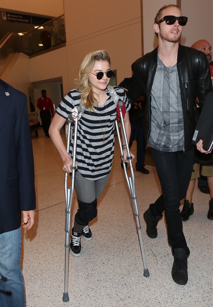 Chloe Moretz Arrives at Los Angeles International Airport