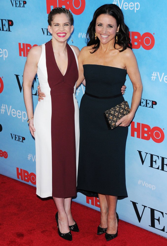 Anna Chlumsky;Julia Louis-Dreyfus;<br>Veep Season 4 New York Screening - Red Carpet Arrivals