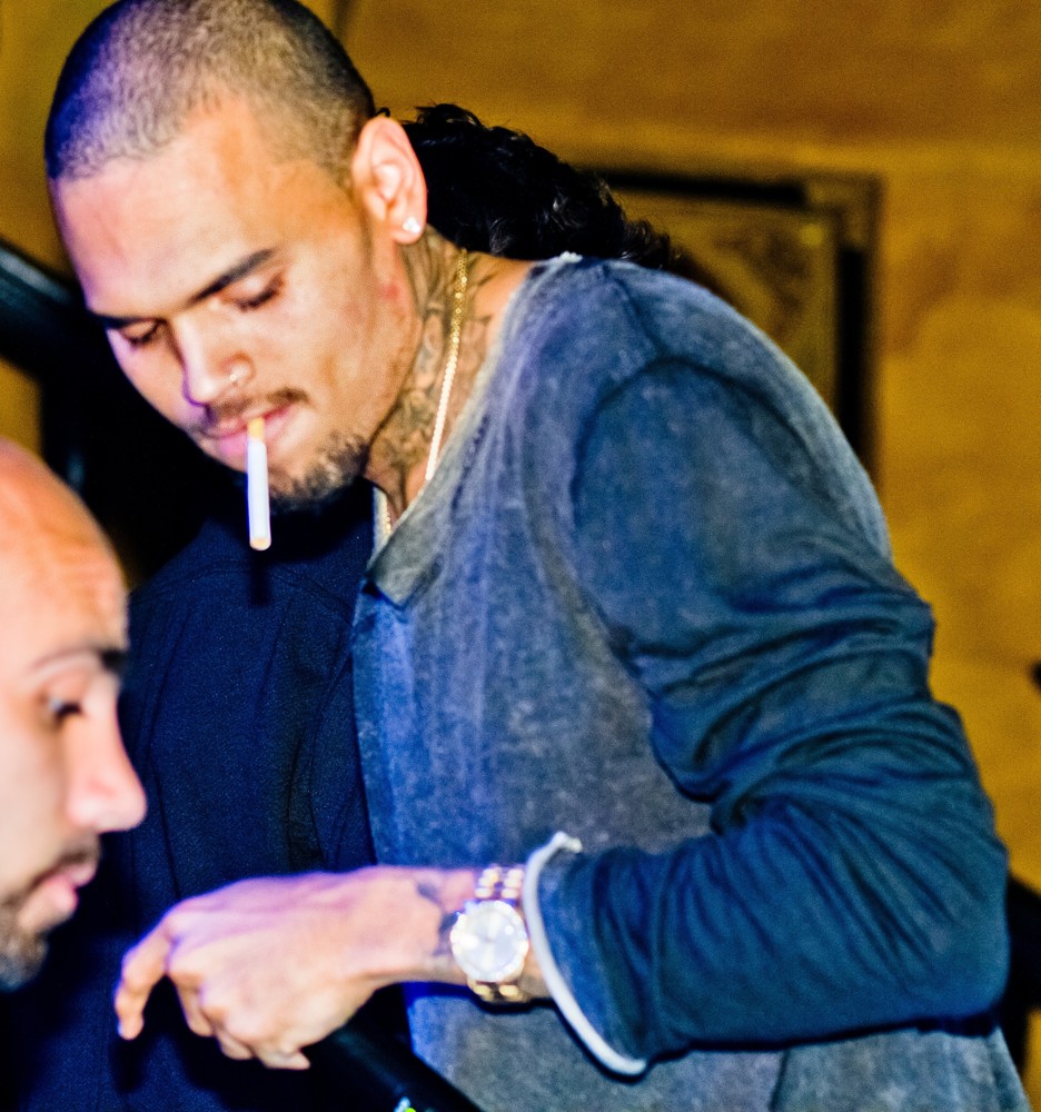 Rihanna and Chris Brown Partying Together Around 1AM