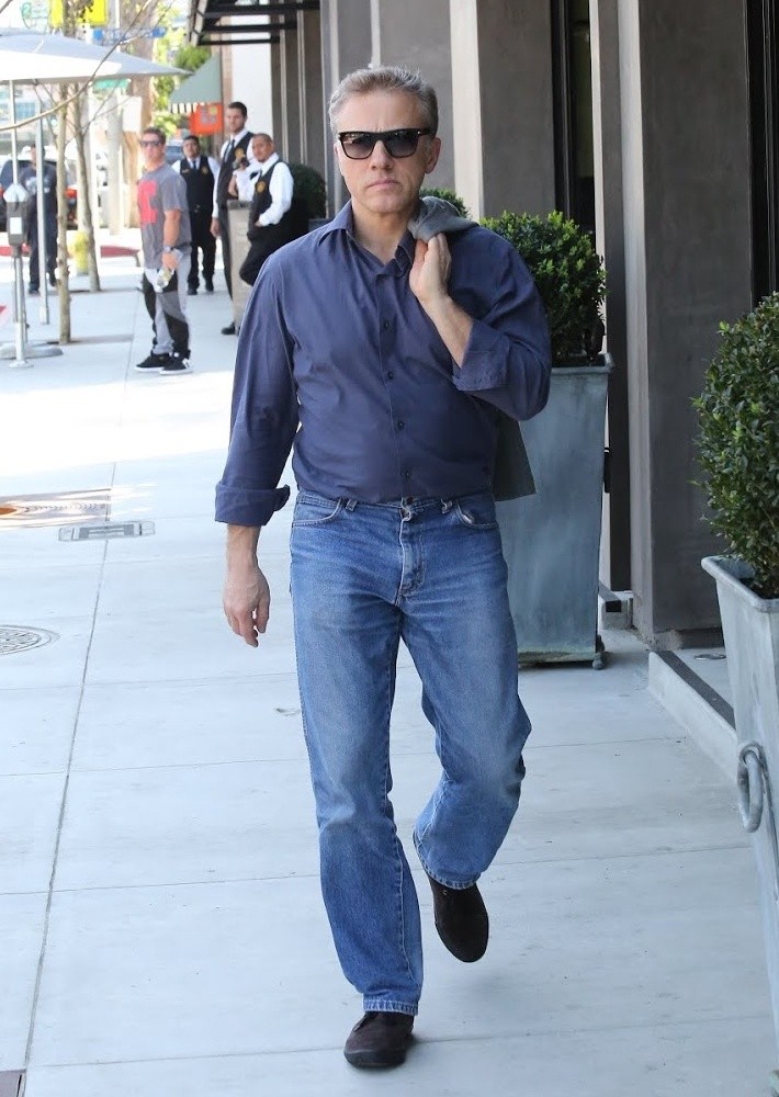 Christoph Waltz Out Shopping in West Hollywood