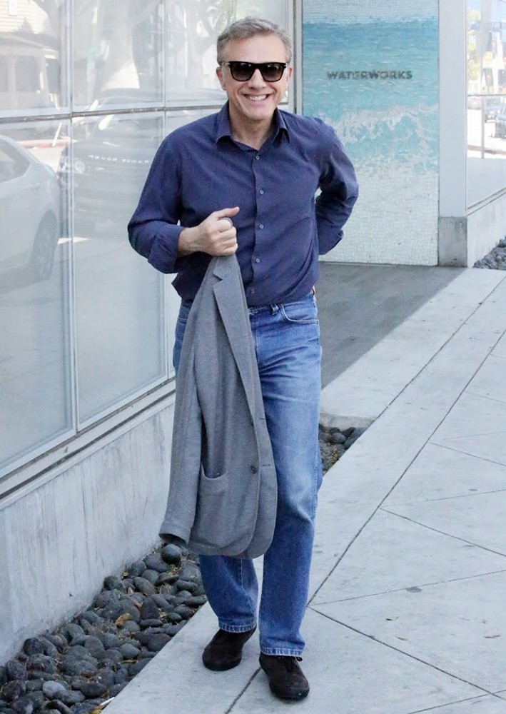 Christoph Waltz Out Shopping in West Hollywood