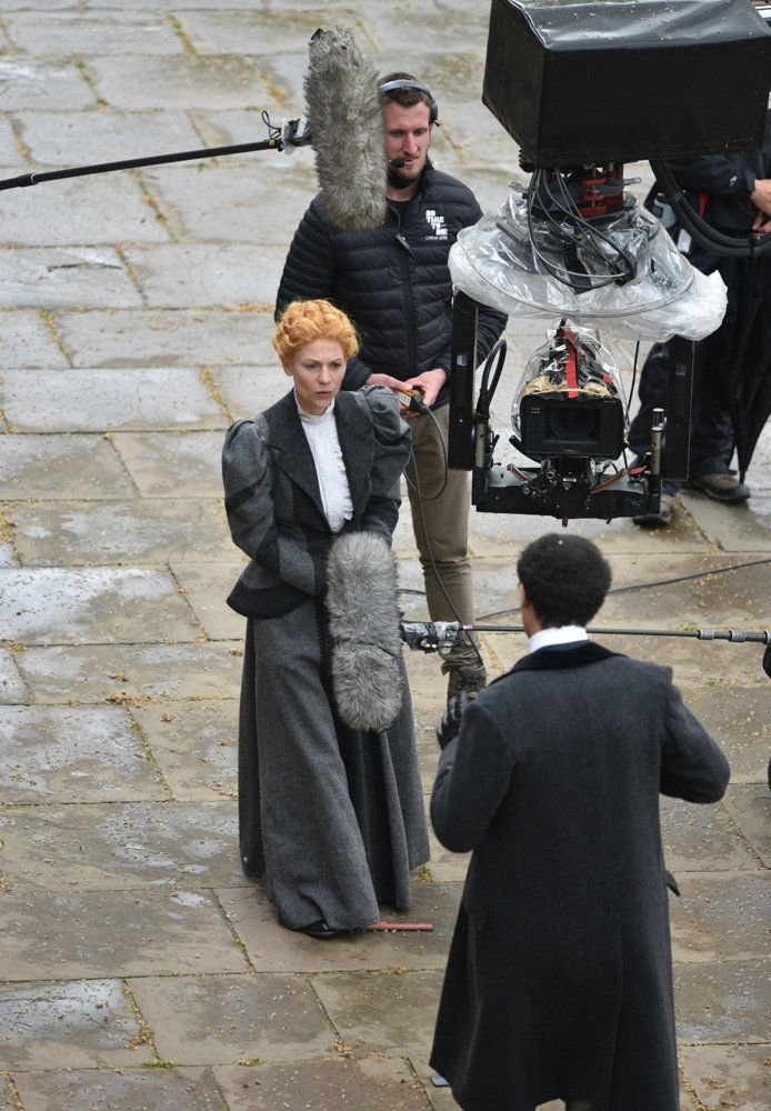 Claire Danes Filming Scenes for The Essex Serpent