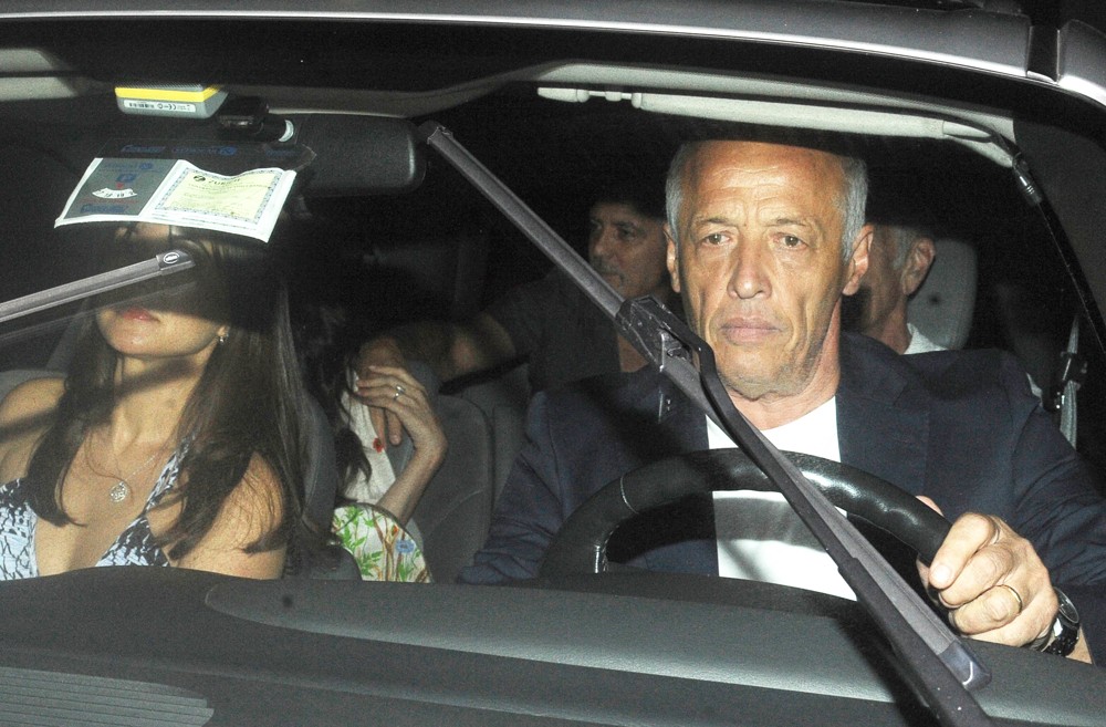 Amal Alamuddin;George Clooney;<br>George Clooney and Amal Alamuddin Go to Dinner