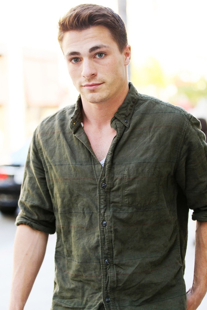 Colton Haynes Goes for A Store Fitting on Rodeo Drive