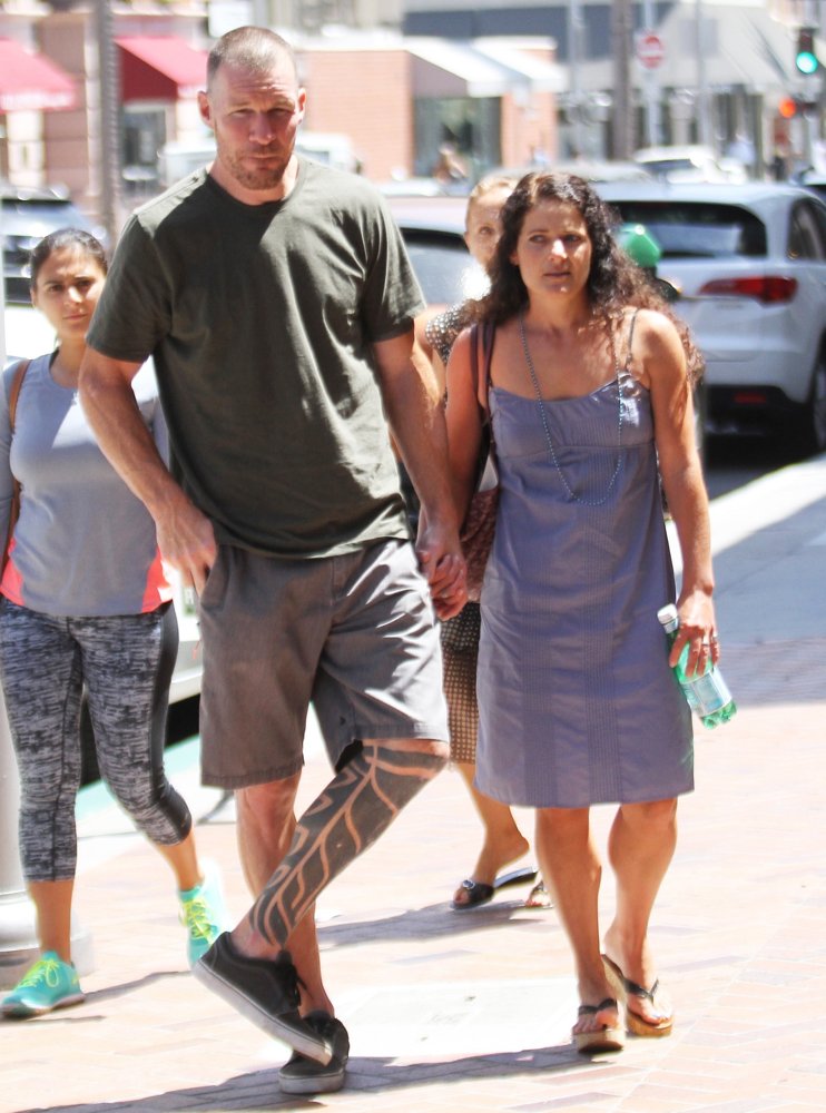 Tim Commerford with Aleece Dimas in Beverly Hills