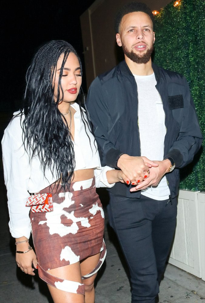 Ayesha Curry;Stephen Curry (II);<br>Ayesha Curry and Stephen Curry Outside Delilah Nightclub