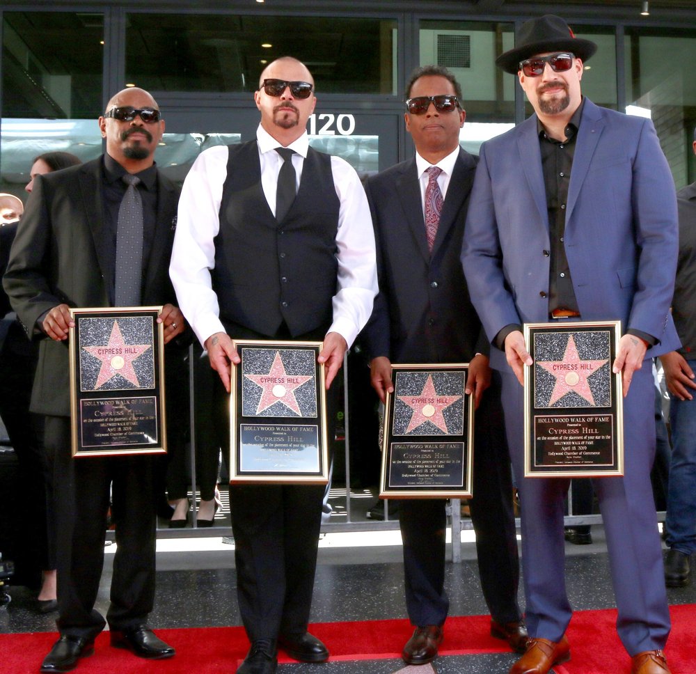 Cypress Hill Are Honoured with A Star Ceremony on The Hollywood Walk of Fame