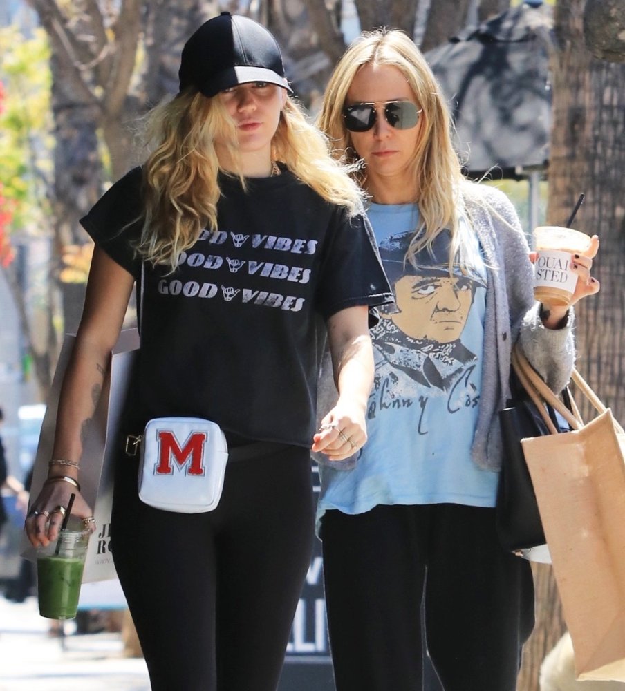 Miley Cyrus and Tish Cyrus Were Spotted Shopping in Studio City