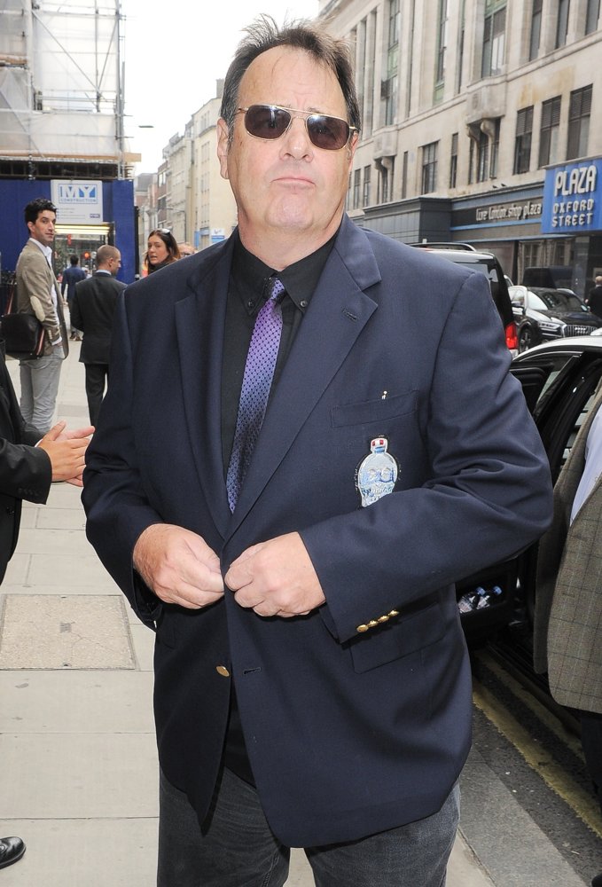 Dan Aykroyd Leaving His Hotel