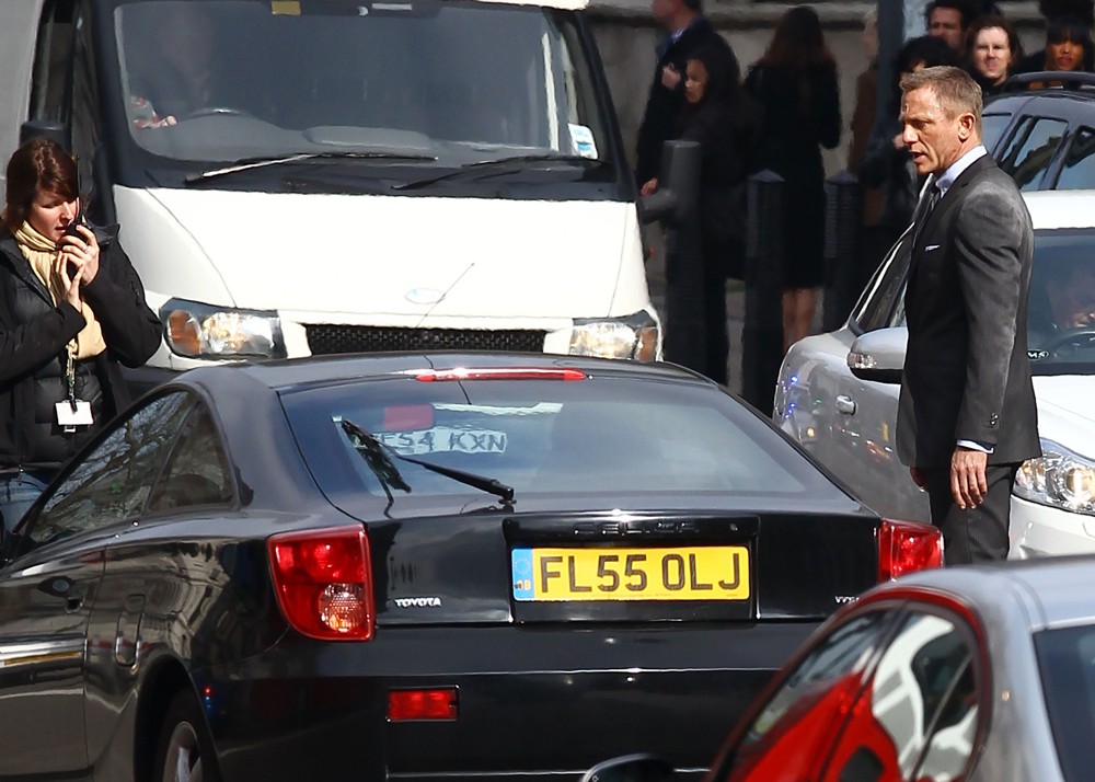 Filming A Scene for The New James Bond Film Skyfall