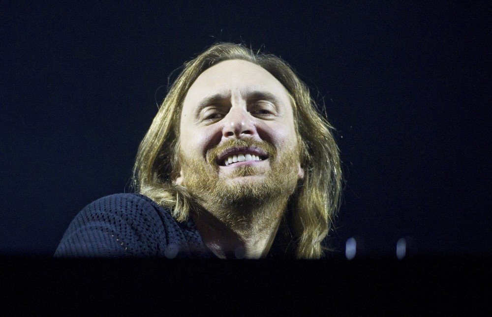 David Guetta Performing Live at A Free Concert