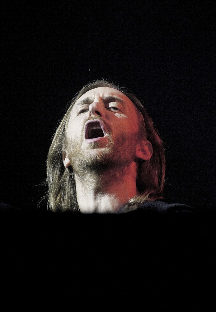 David Guetta Performing Live at A Free Concert