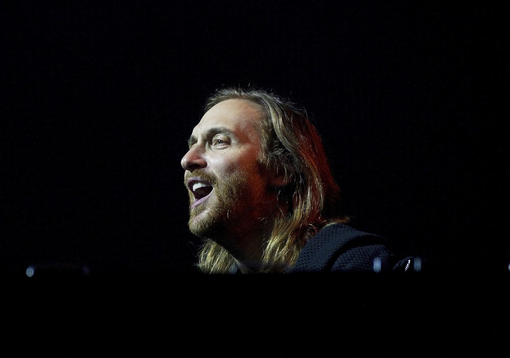 David Guetta Performing Live at A Free Concert