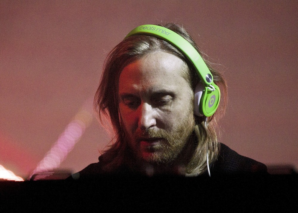 David Guetta Performing Live at A Free Concert