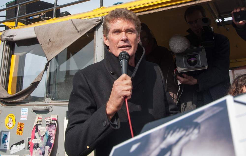 A Demonstration Against The Removal of One of The Last Reamining Sections of The Berlin Wall