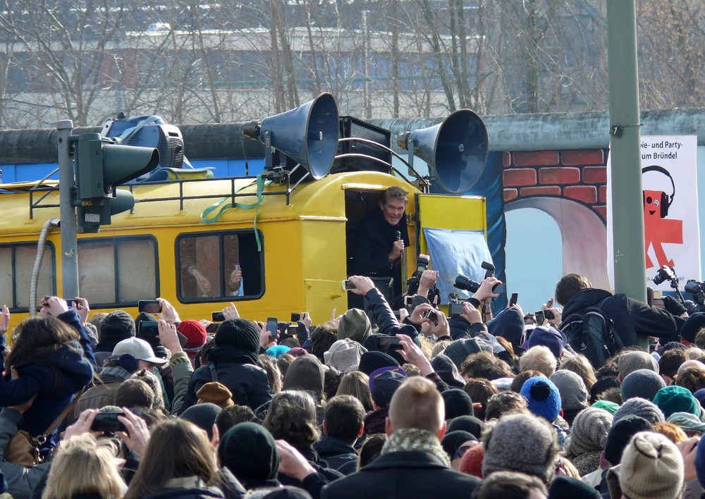A Demonstration Against The Removal of One of The Last Reamining Sections of The Berlin Wall