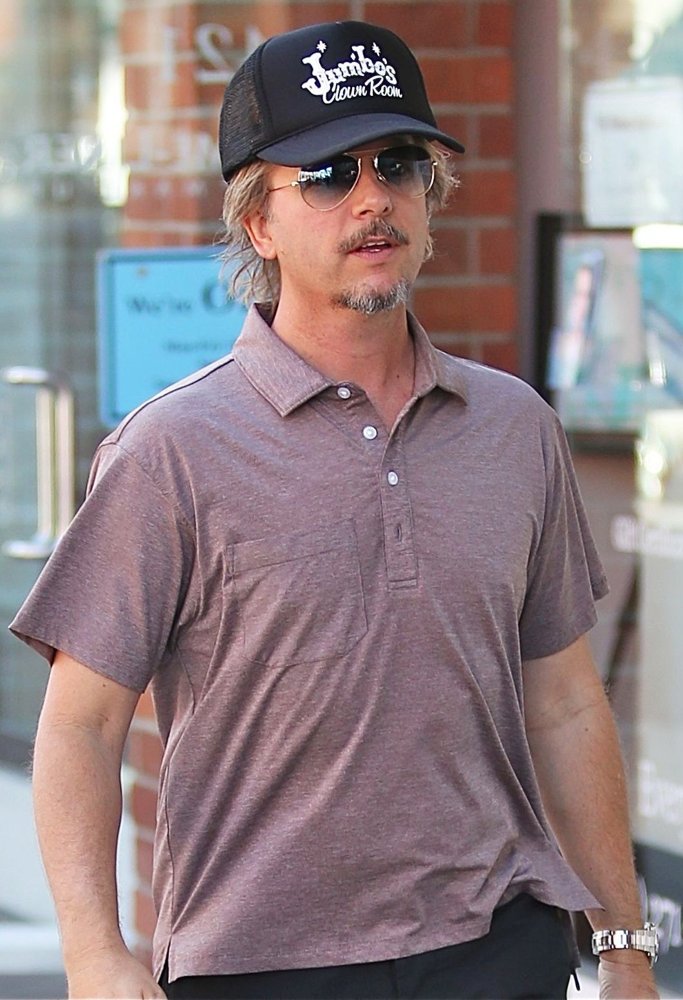 David Spade Walks in Beverly Hills