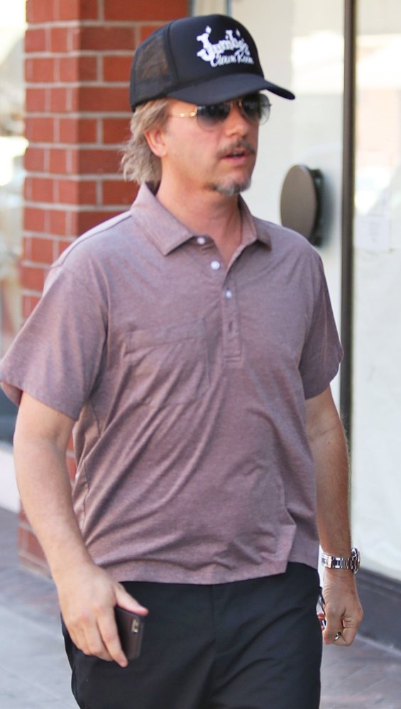 David Spade;<br>David Spade Walks in Beverly Hills
