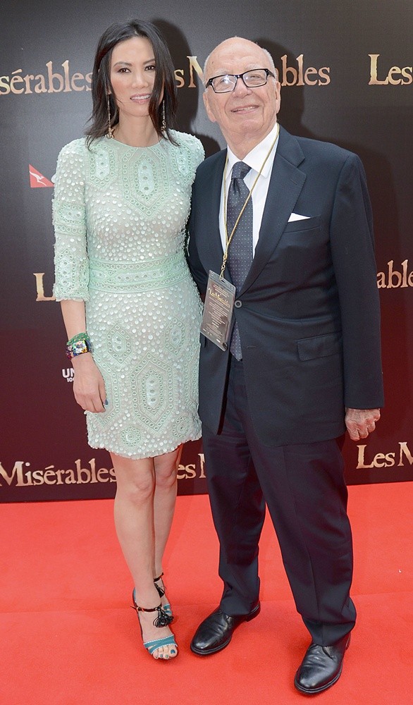 Wendi Deng;Rupert Murdoch;<br>The Australian Premiere of Les Miserables - Arrivals
