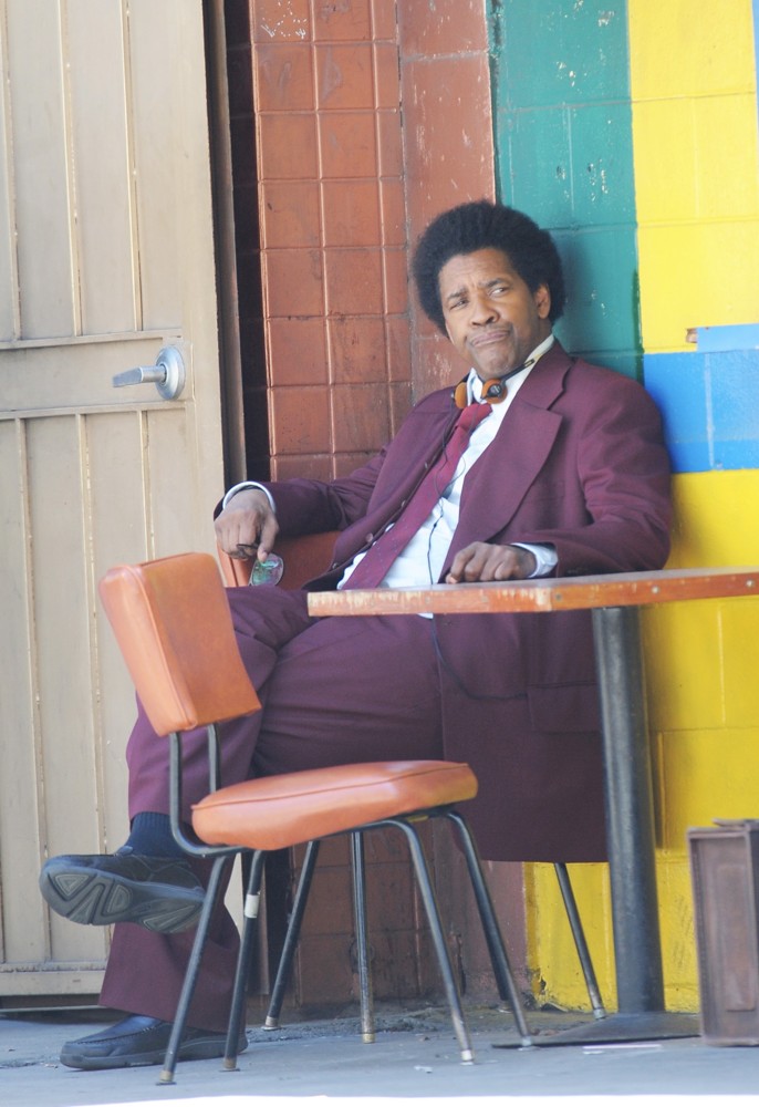 Denzel Washington Filming Inner City