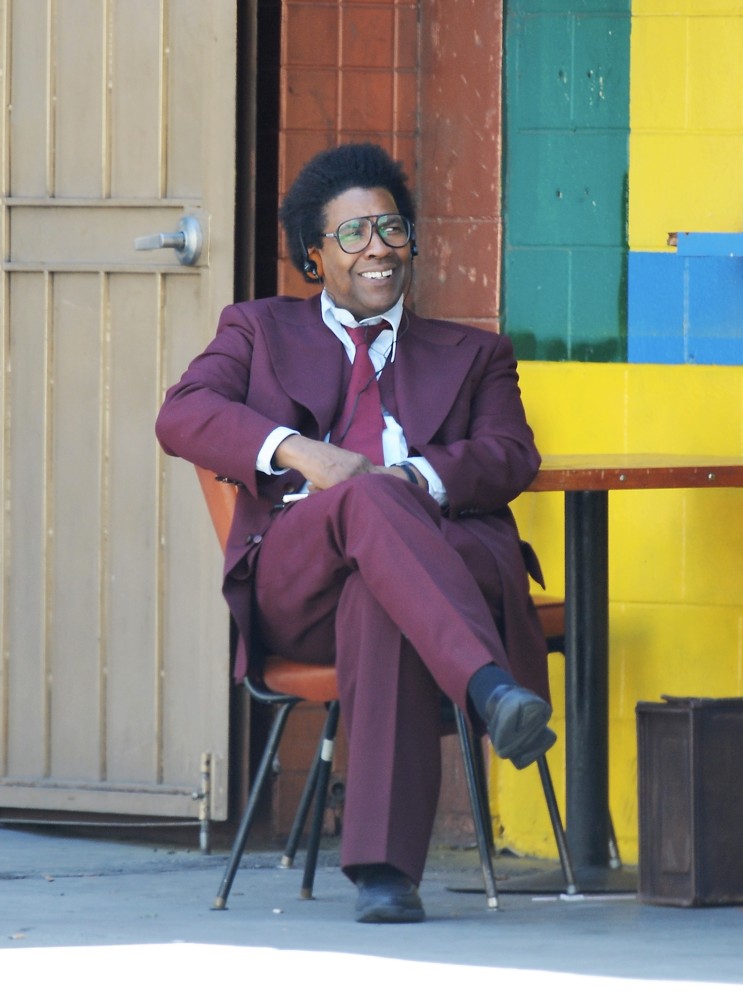 Denzel Washington Filming Inner City