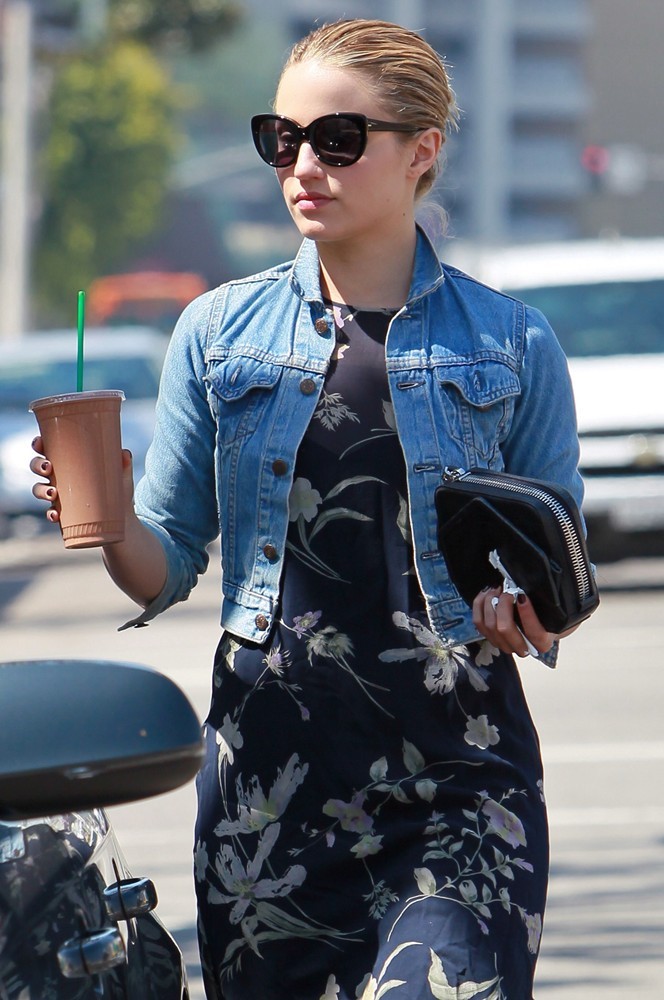 Dianna Agron Leaving A Juice Bar