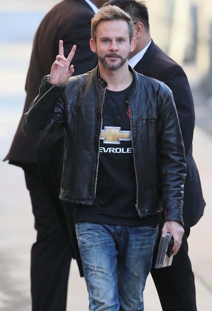 Dominic Monaghan Seen Arriving for Jimmy Kimmel Live