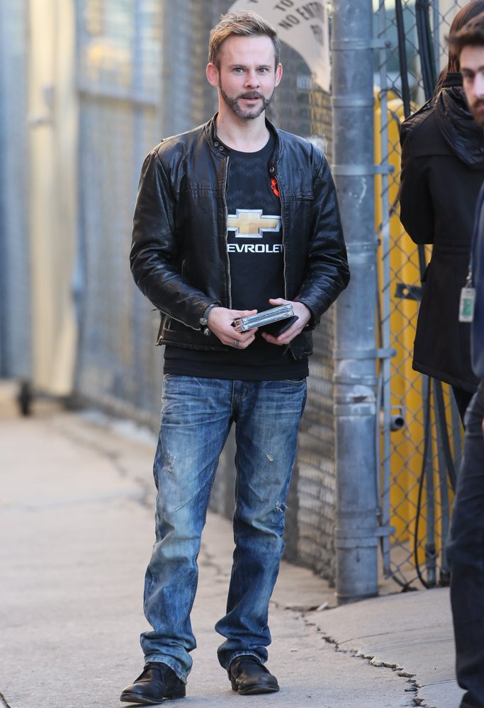 Dominic Monaghan Seen Arriving for Jimmy Kimmel Live