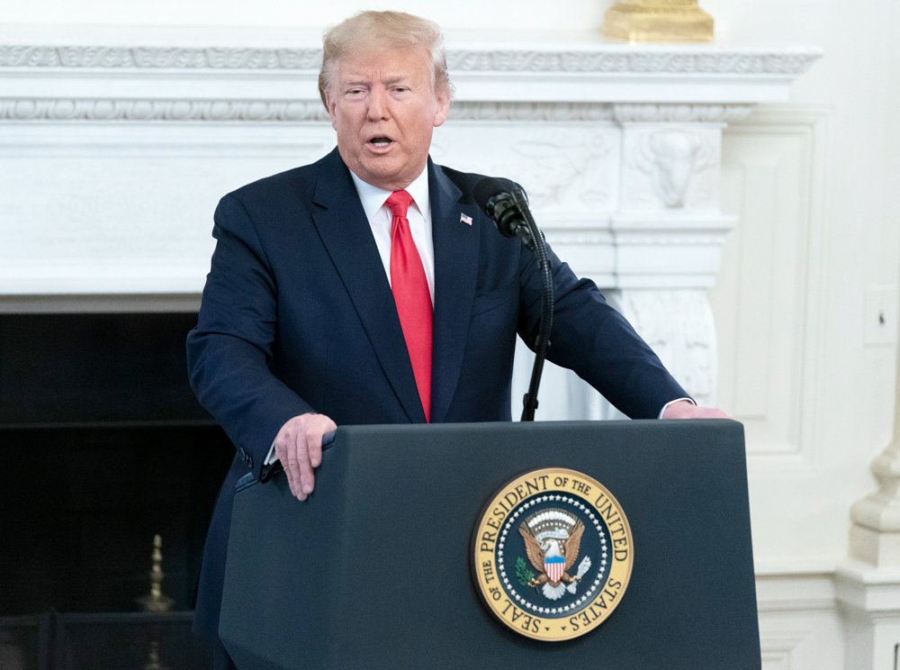 President Trump Addresses Governors at The Business Session