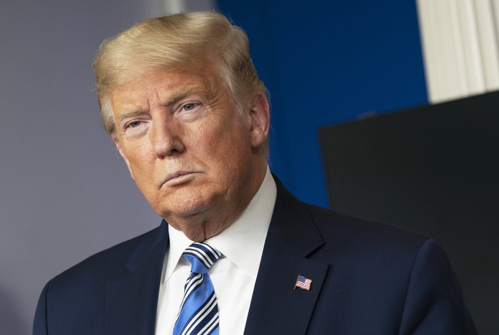 President Donald Trump at Daily Briefing on Coronavirus Pandemic