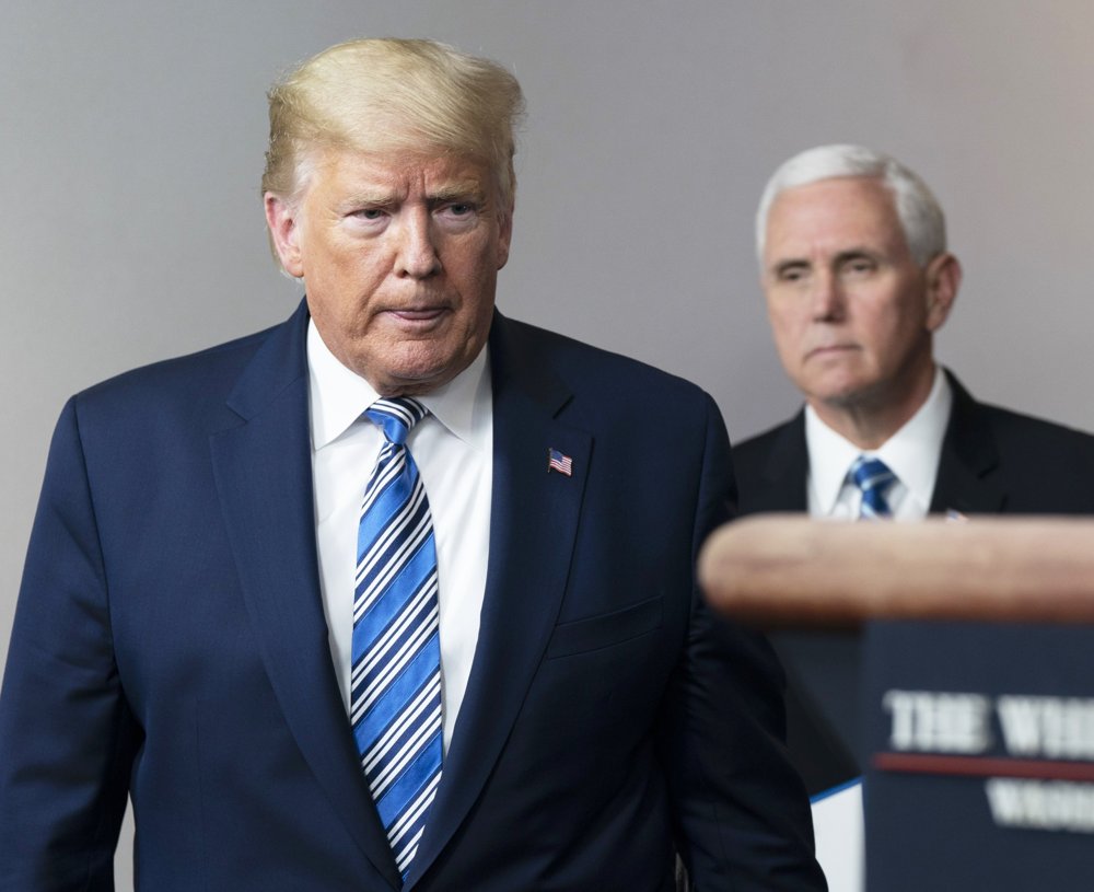 President Donald Trump at Daily Briefing on Coronavirus Pandemic