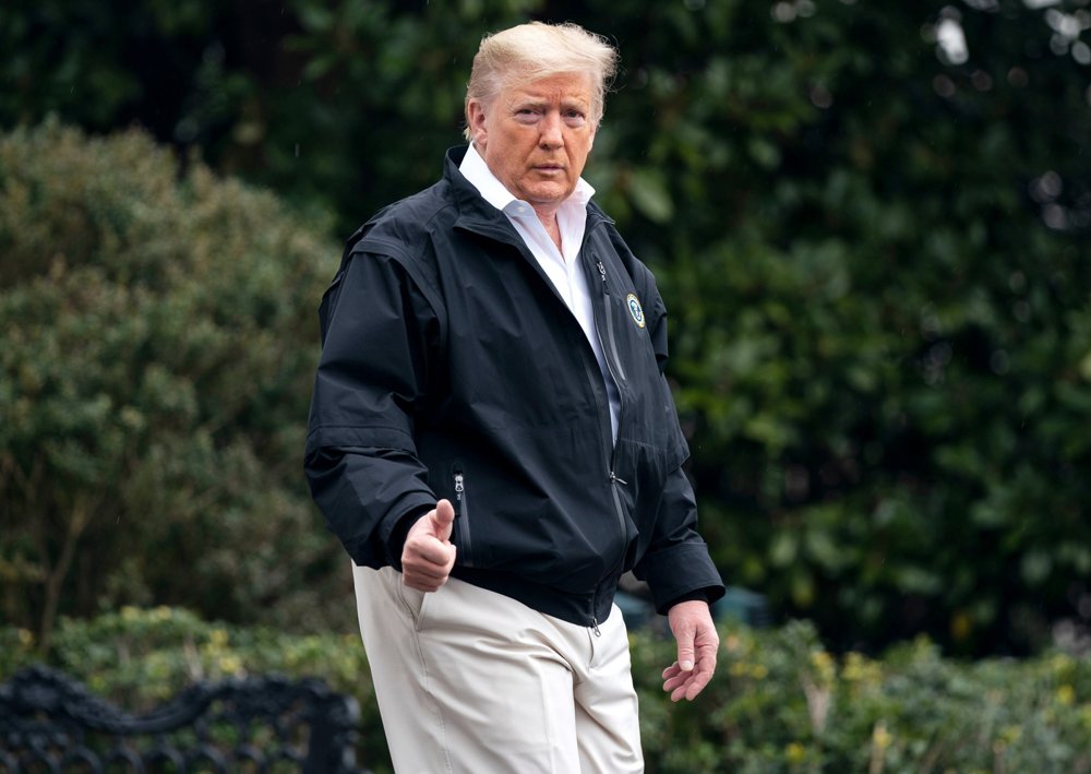 President Trump Departs from White House