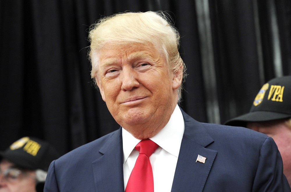 Donald Trump Delivers A Speech at The New York Veteran Police Association