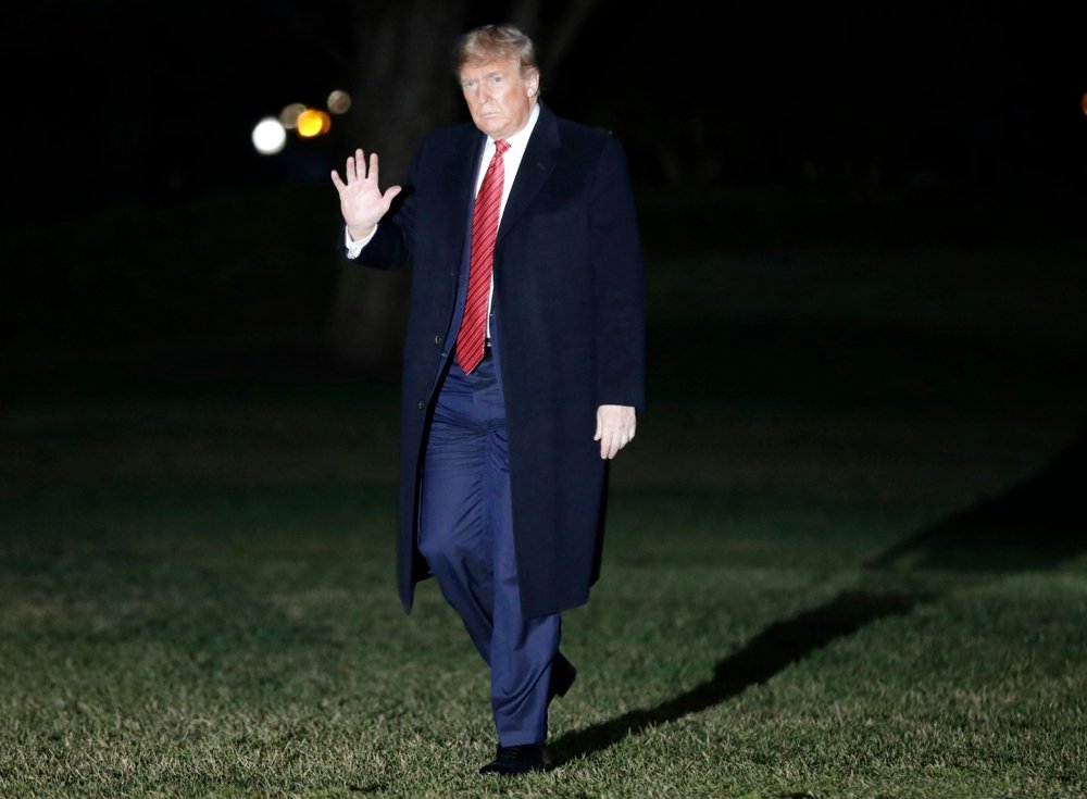 President Trump Returns from Florida