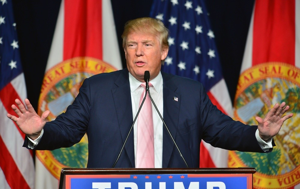 Donald Trump Speaks at A Campaign Rally