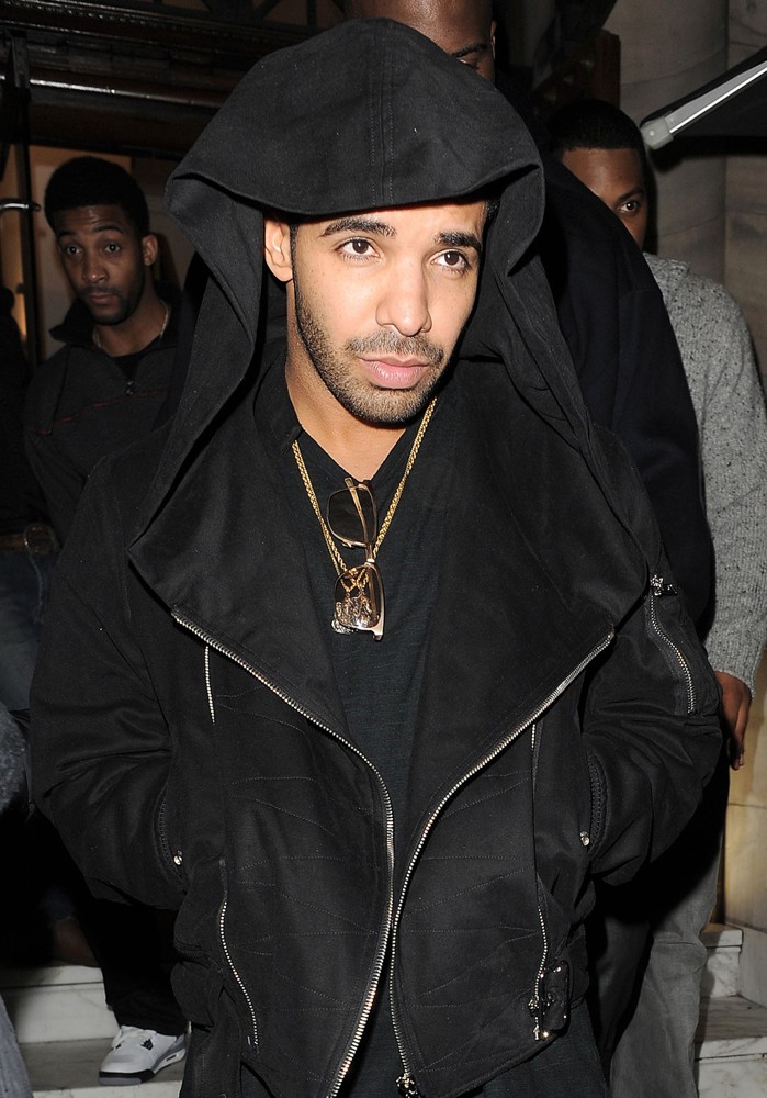 Drake Leaving Aura Nightclub