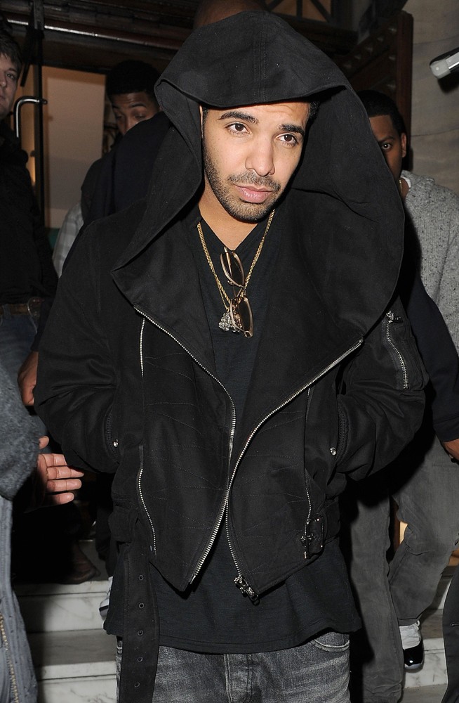 Drake Leaving Aura Nightclub